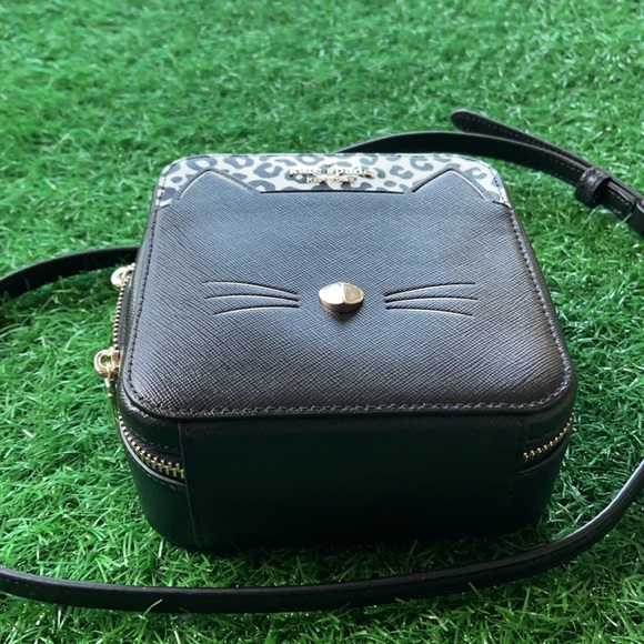 Kate Spade meow cat daisy crossbody purse - Picture 3 of 16